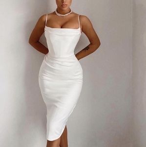 House Of CB 'Anja' Satin Corset Dress